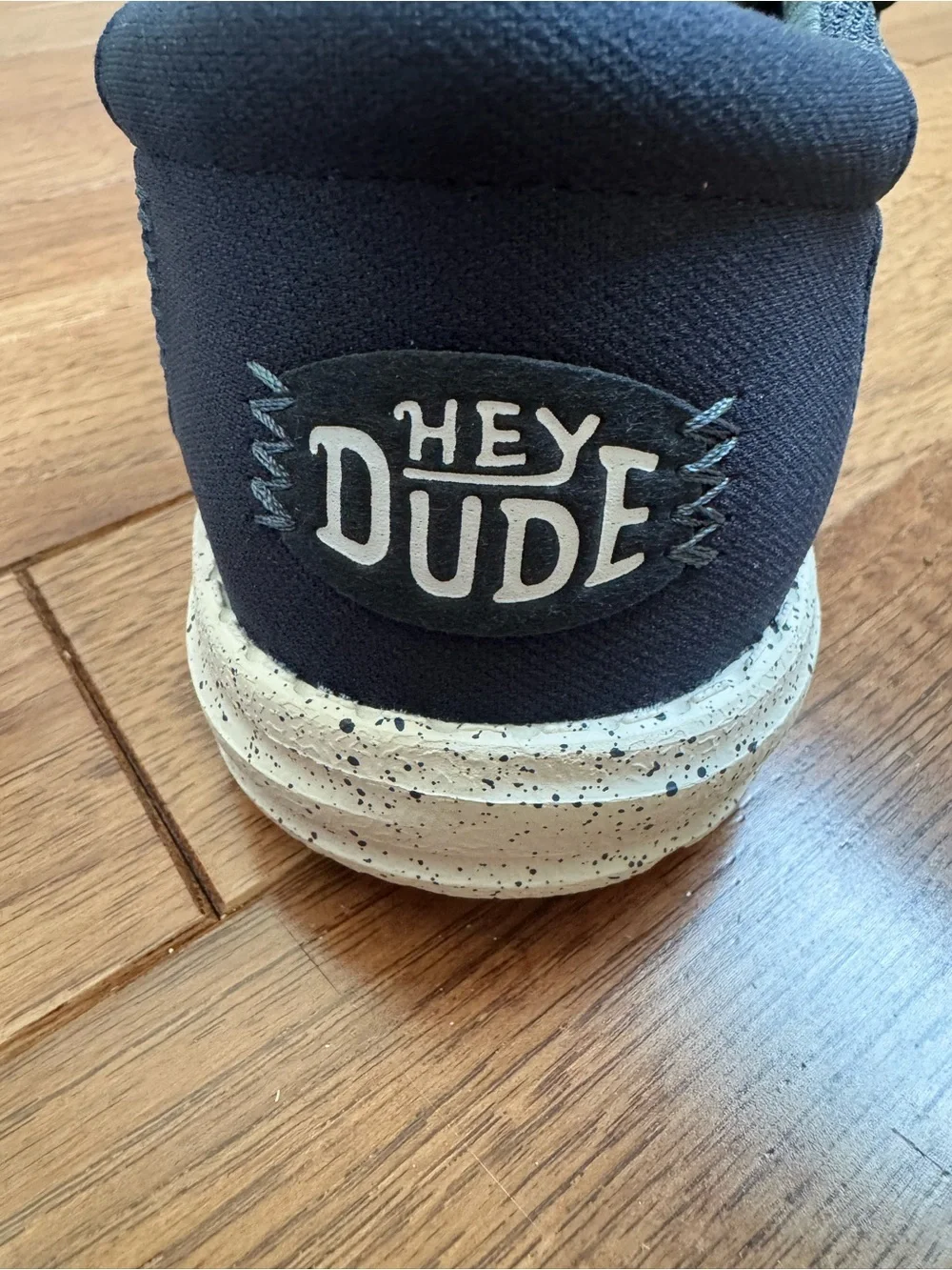 Hey Dude Navy Knit Slip-On Loafers